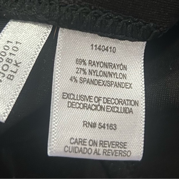 🖤”DKNY Jeans” Women’s Black Pullon Leggings w/ Front & Back Pockets Size S - Picture 11 of 12